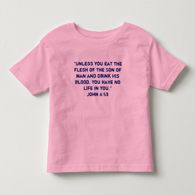 Pour Les Tous Petits T-shirt de catholique d'eucharistie (Devant)