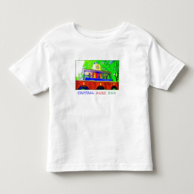 Pour Les Tous Petits T-shirt de Central Park Zoo Toddler (Devant)