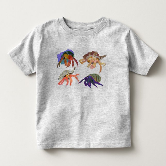 Pour Les Tous Petits T-shirt de crabe ermite (Devant)