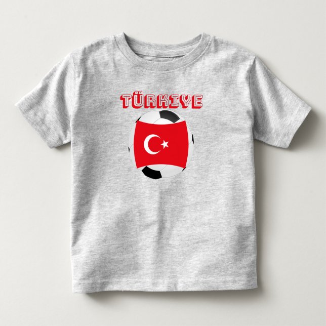 Pour Les Tous Petits T-shirt de football turc (Toddler's) (Devant)