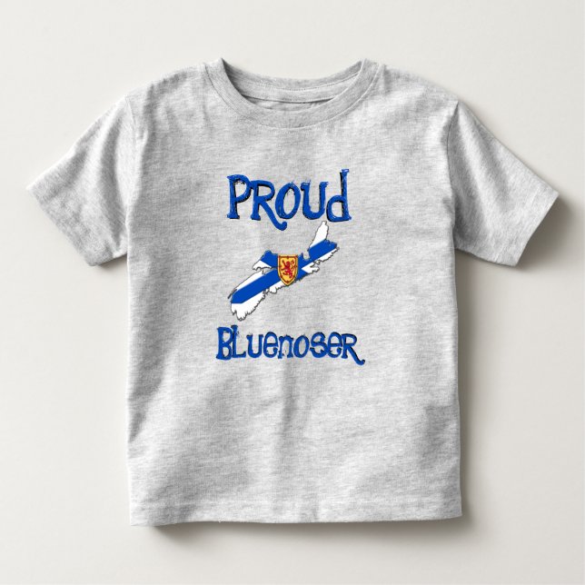 Pour Les Tous Petits T-shirt de Halifax en Nouvelle-Écosse Proud Blueno (Devant)