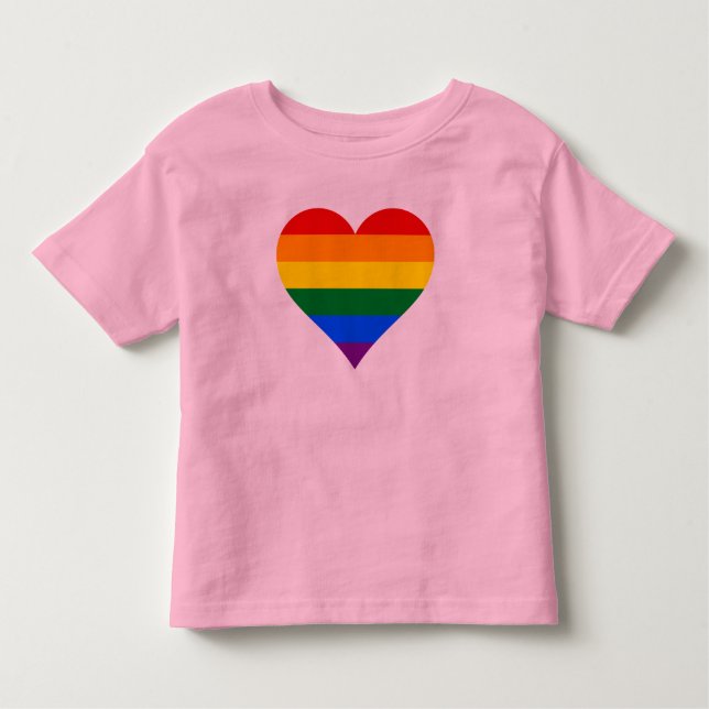 Pour Les Tous Petits T-shirt de la fierté LGBT (Devant)