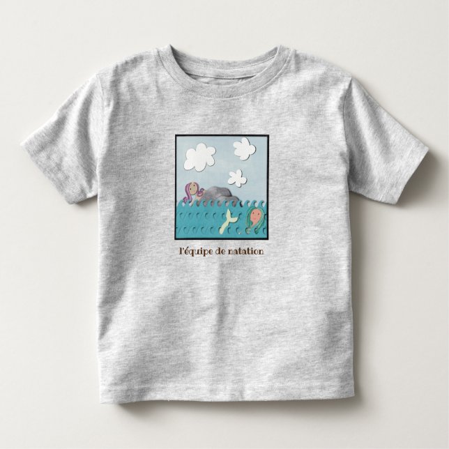 Pour Les Tous Petits T-shirt de la sirène (Devant)