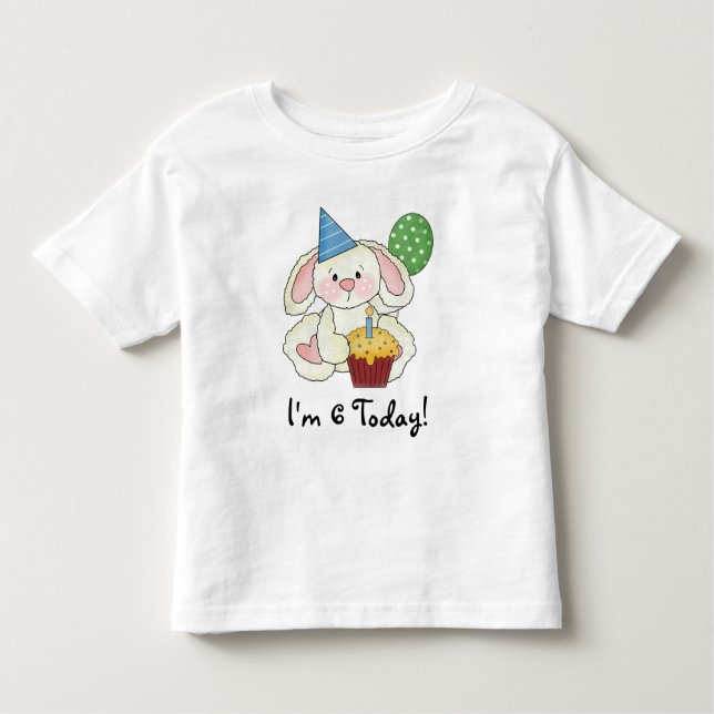 Pour Les Tous Petits T-shirt de lapin d'anniversaire (Devant)
