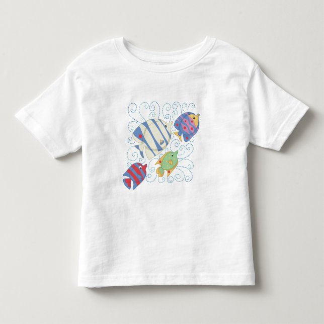 Pour Les Tous Petits T-shirt de l'école de poisson (Devant)