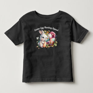 Pour Les Tous Petits T-shirt de l'équipe de chasse aux oeufs de Pâques