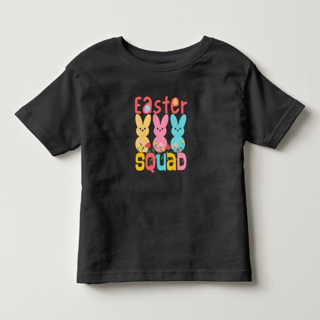Pour Les Tous Petits T-Shirt de l'équipe de Pâques (Devant)