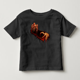 Pour Les Tous Petits T-shirt de l'Halloween Gory Zombie Baby Shirts
