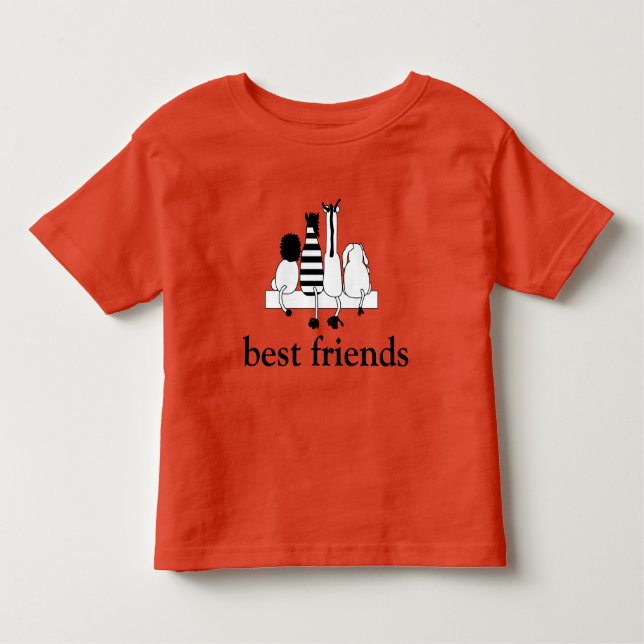Pour Les Tous Petits T-shirt de meilleurs amis (Devant)