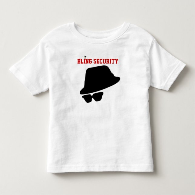 Pour Les Tous Petits T-shirt de sécurité de bling et de mariée (Devant)