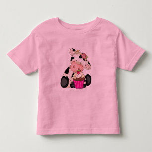 Pour Les Tous Petits T-shirt de vache à petit gâteau