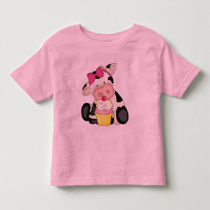 Pour Les Tous Petits T-shirt de vache à petit gâteau