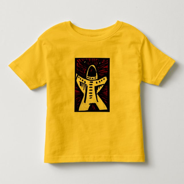 Pour Les Tous Petits T-shirt d'enfant en bas âge d'astronaute (Devant)