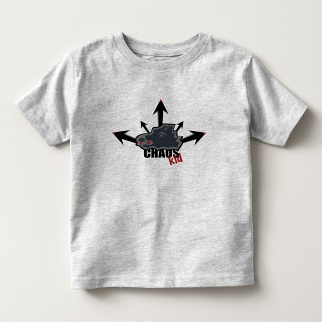 Pour Les Tous Petits T-shirt d'enfant en bas âge de chaos (Devant)