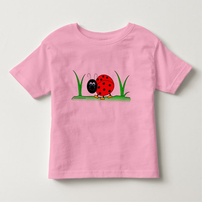 Pour Les Tous Petits T-shirt d'enfant en bas âge de coccinelle (Devant)