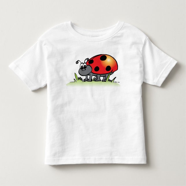 Pour Les Tous Petits T-shirt d'enfant en bas âge de coccinelle (Devant)
