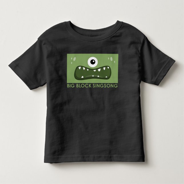 Pour Les Tous Petits T-shirt d'enfant en bas âge de cyclopes de BBSS (Devant)