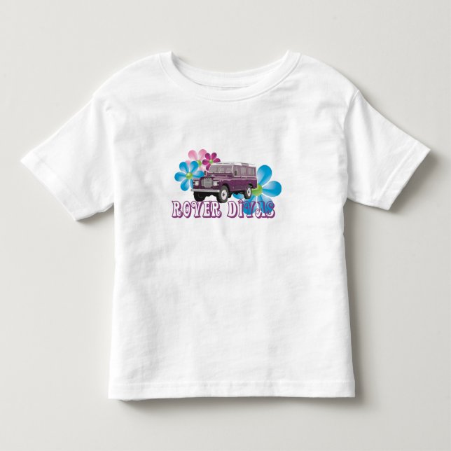 Pour Les Tous Petits T-shirt d'enfant en bas âge de diva de Rover (Devant)