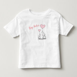 Pour Les Tous Petits T-shirt d'enfant en bas âge de grande soeur