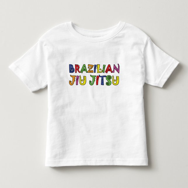Pour Les Tous Petits T-shirt d'enfant en bas âge de Jiujitsu de (Devant)