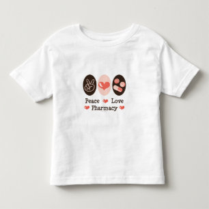 Pour Les Tous Petits T-shirt d'enfant en bas âge de pharmacie d'amour