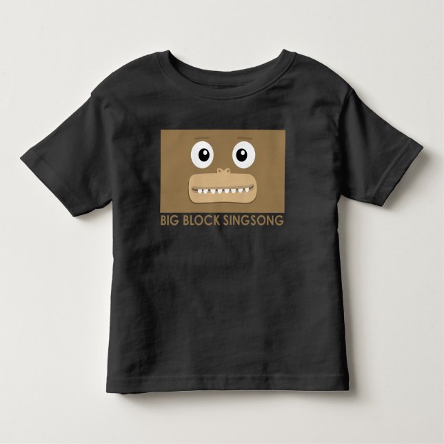 Pour Les Tous Petits T-shirt d'enfant en bas âge de singe de BBSS (Devant)