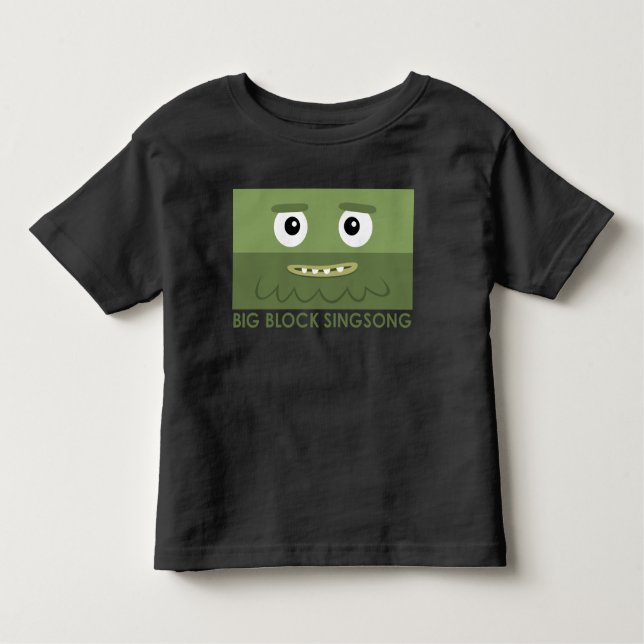 Pour Les Tous Petits T-shirt d'enfant en bas âge de vert d'interdiction (Devant)