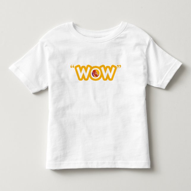 Pour Les Tous Petits T-shirt d'enfant en bas âge de "wow" (Devant)
