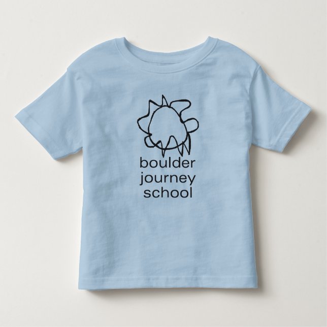 Pour Les Tous Petits T-shirt d'enfant en bas âge d'école de voyage de (Devant)
