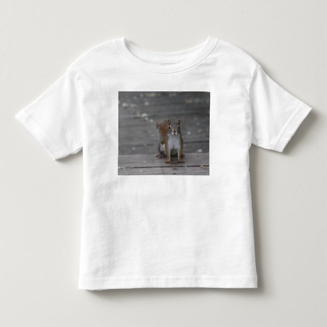 Pour Les Tous Petits T-shirt d'enfant en bas âge d'écureuil (Devant)
