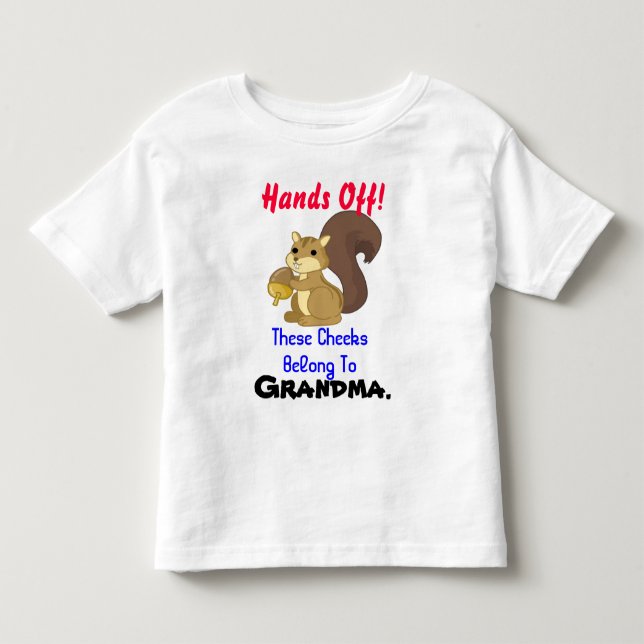 Pour Les Tous Petits T-shirt d'enfant en bas âge d'écureuil (Devant)
