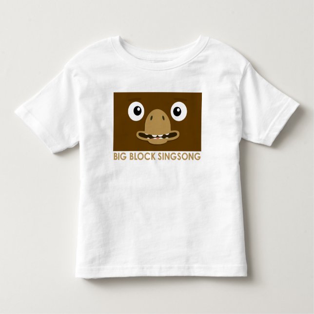 Pour Les Tous Petits T-shirt d'enfant en bas âge d'orignaux de BBSS (Devant)