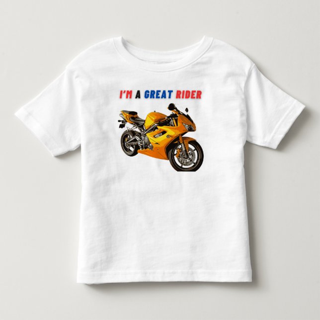 Pour Les Tous Petits T-shirt design Rider Premium customisé (Devant)