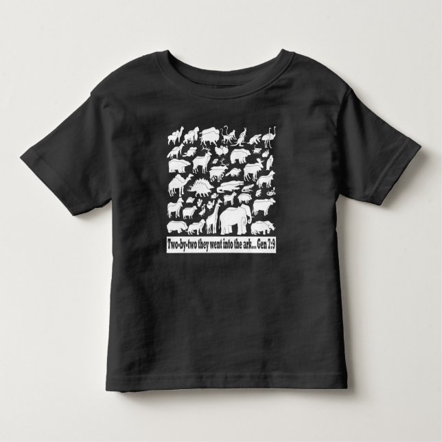 Pour Les Tous Petits T-shirt deux par deux (Devant)