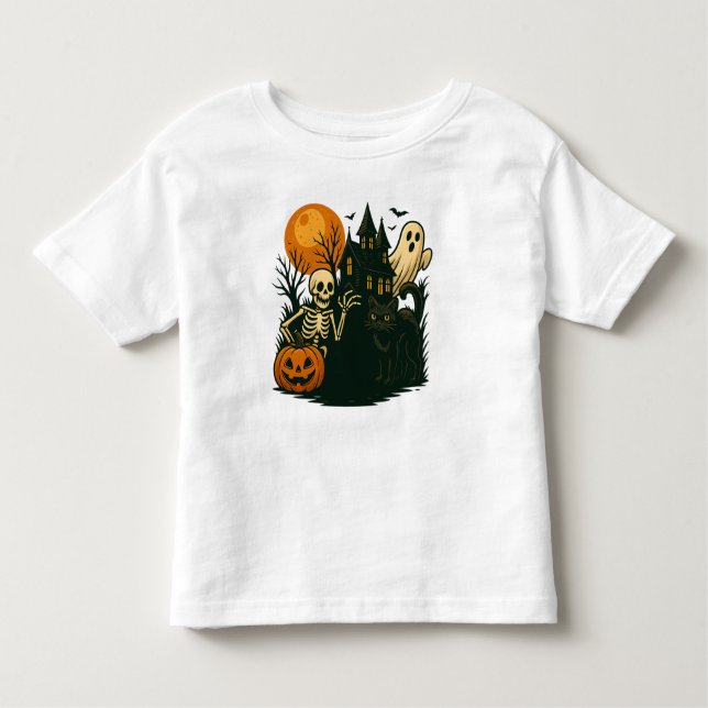 Pour Les Tous Petits T-shirt d'Halloween (Devant)