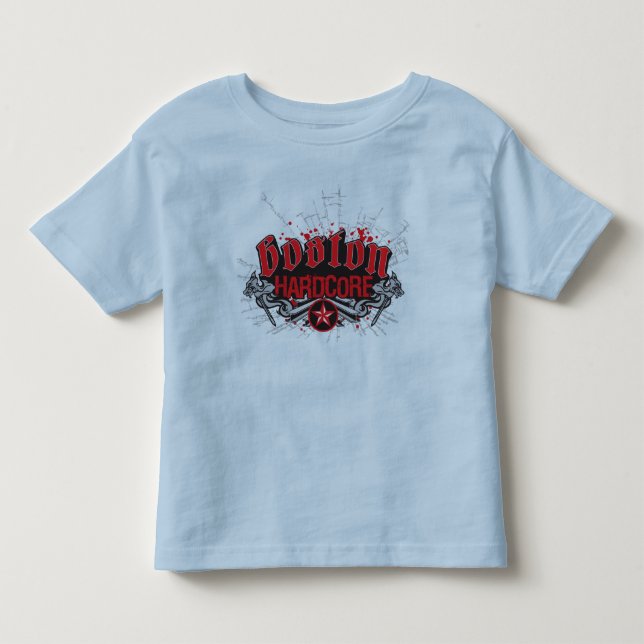 Pour Les Tous Petits T-shirt d'inconditionnel de Boston (Devant)