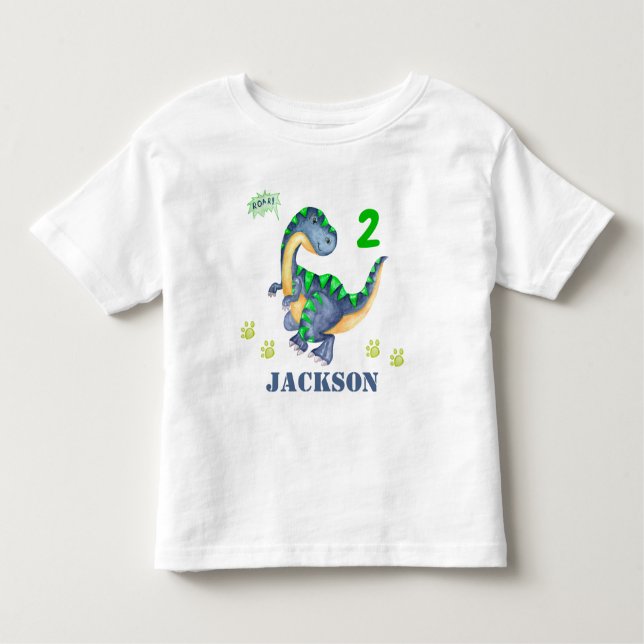Pour Les Tous Petits T-shirt Dino T-shirt Boy Dinosaur T-shirt Dino (Devant)
