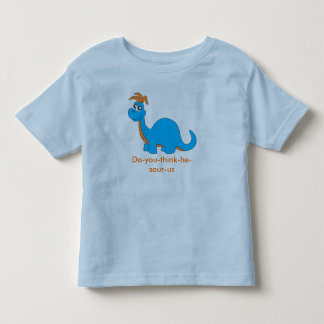 Pour Les Tous Petits t-shirt dinosaure bleu