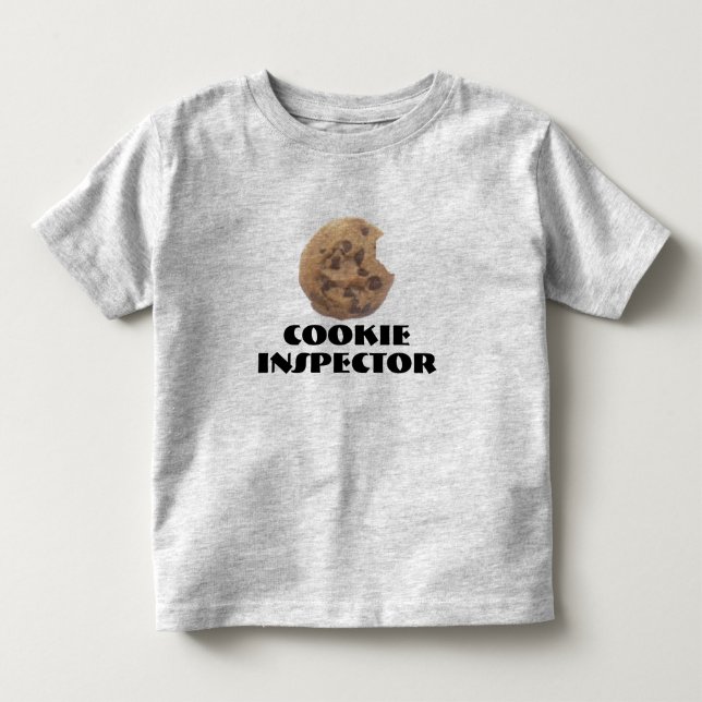 Pour Les Tous Petits T-shirt d'inspecteur de biscuit (Devant)
