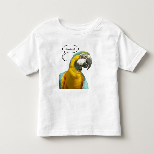 Pour Les Tous Petits T-shirt Drôle Parrot Drôle (Devant)