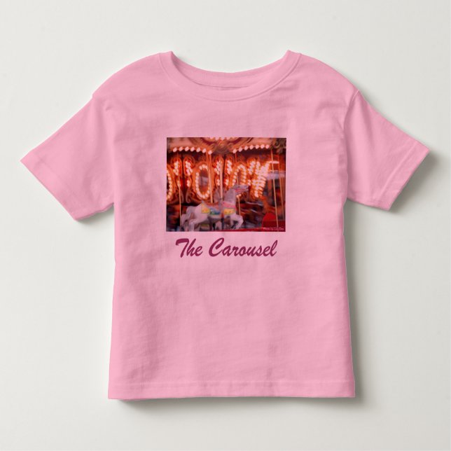 Pour Les Tous Petits T-shirt du Carrousel de Toddler (Devant)