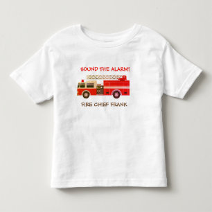 Pour Les Tous Petits T-shirt du chef d'incendie du camion de pompiers