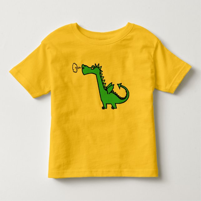 Pour Les Tous Petits T-shirt du dragon des enfants (Devant)