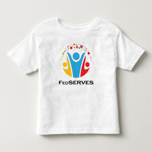 Pour Les Tous Petits T-shirt du logo FedSERVES Toddler (Devant)