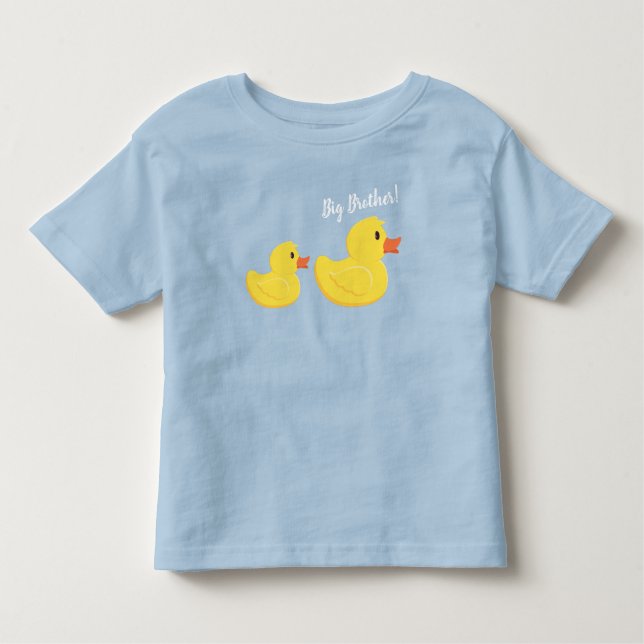 Pour Les Tous Petits T-shirt en caoutchouc Ducky Big Sister Toddler (Devant)