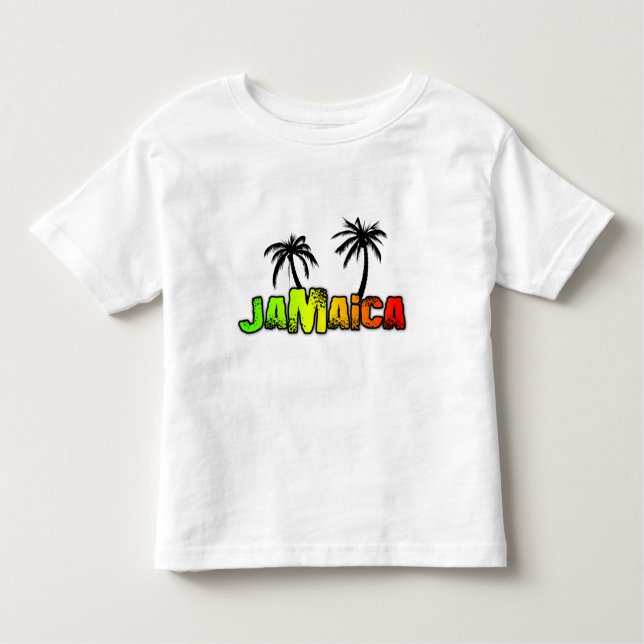 Pour Les Tous Petits T-shirt enfant de cocotiers jamaïcains (Devant)