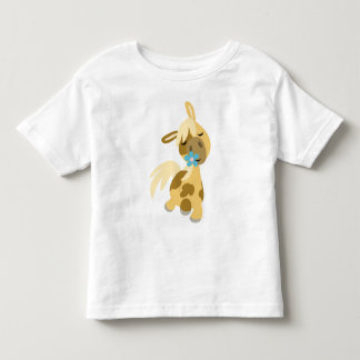 Pour Les Tous Petits T-shirt enfant Fleur bleue et Pony