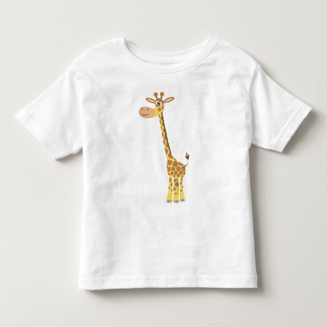 Pour Les Tous Petits T-shirt enfant girafe de dessin animé (Devant)