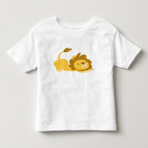 Pour Les Tous Petits T-shirt enfant Lion étirant de dessin
