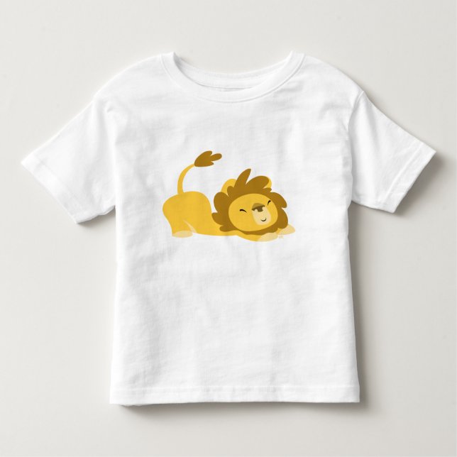 Pour Les Tous Petits T-shirt enfant Lion étirant de dessin (Devant)